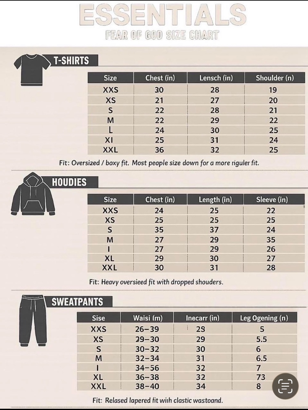 Fear of God Essentials Pullover Hoodie in Sand - Picture 6 of 6